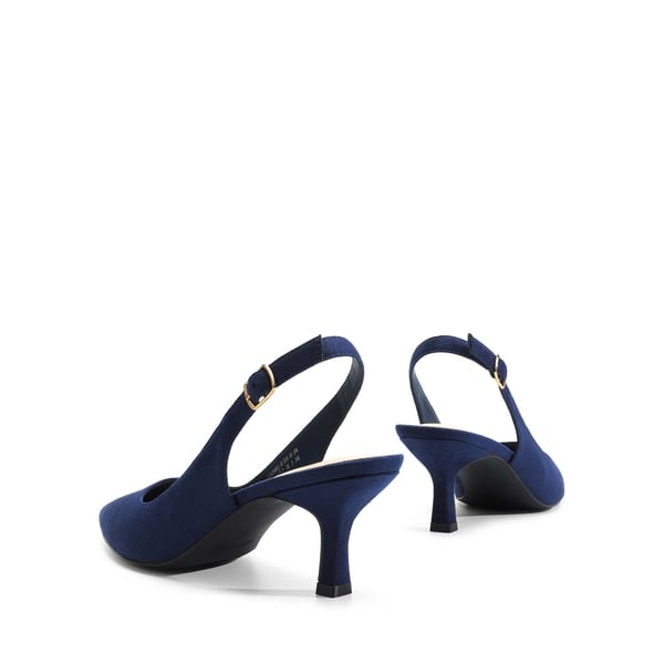 Slingback Pointed Toe Kitten Heel Pumps dreampairs